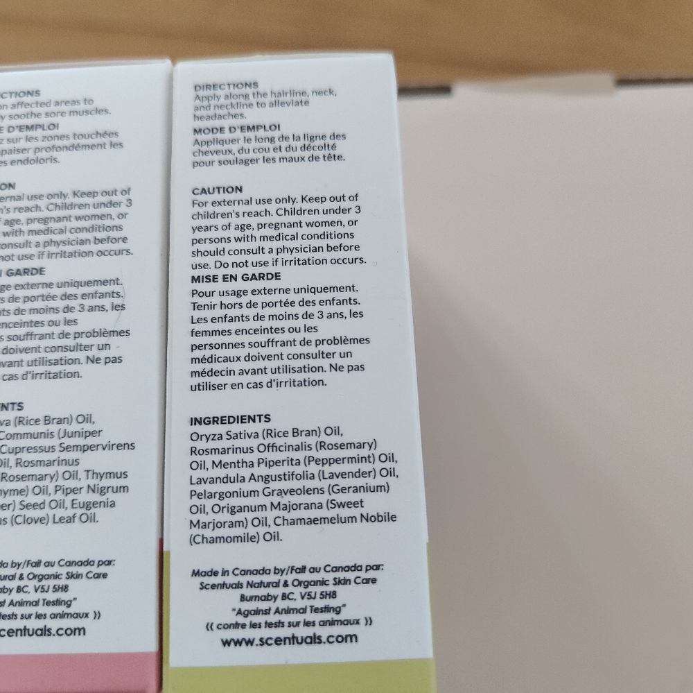 Scentuals 100% Natural Aromatherapy Roll-on Essential Oils - Picture 16 of 16